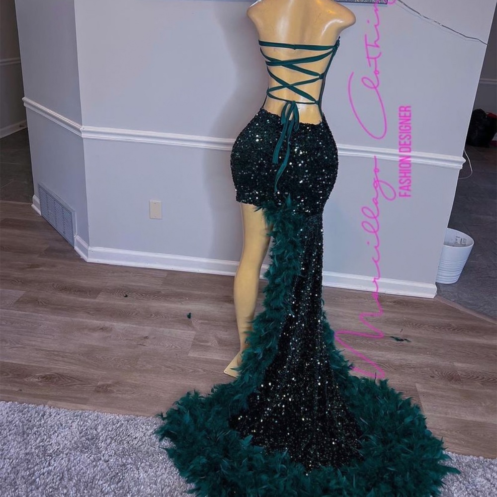 Emerald  Green Formal Dress